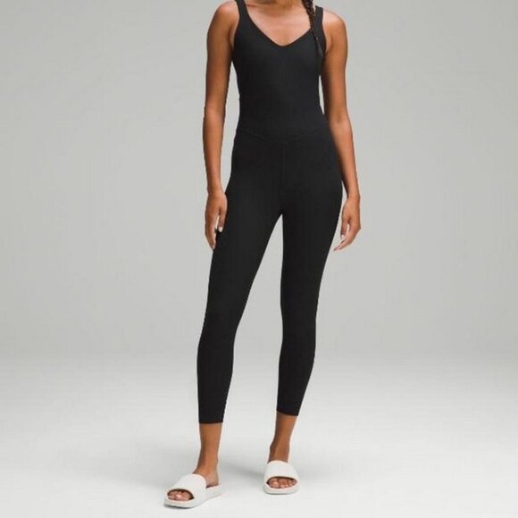 Black Lululemon Align ribbed bodysuit 25